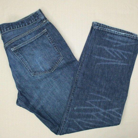 J. Crew Slim Straight Jeans Size 36 X 32 - Picture 3 of 9